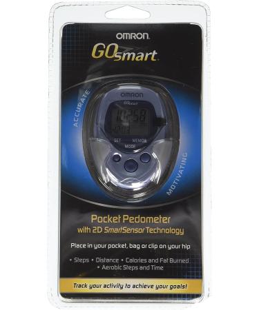 Omron HJ-112 Digital Pocket Pedometer - Accurate Step Tracker for Fitness Enthusiasts - Buy Online on GoSupps.com