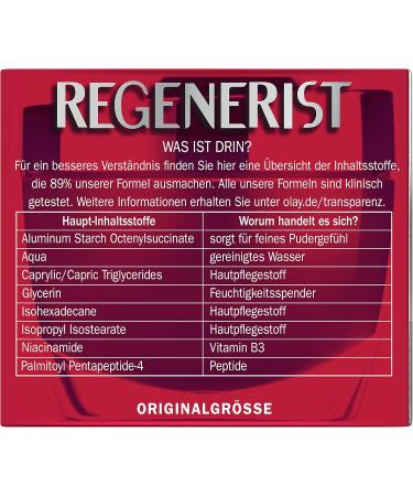 Olay Regenerist Day Cream for Women Intensely hydrates and firms visible skin day cream with amino peptides and vitamin B3 face cream for women 50 ml - Buy Online on GoSupps.com
