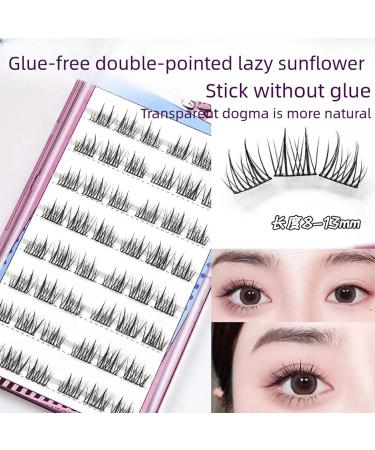 Self Adhesive Lash Clusters - No Glue Needed 48 Reusable DIY Lashes Fuss-Free Application at Home 8-13mm - Buy Online on GoSupps.com