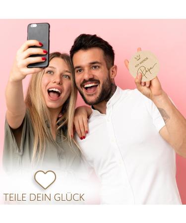 Prinzental 40 Milestone Cards for Pregnancy | Engraved Wooden Photo Cards | Perfect for 9 Months (German) - International Shipping Available - Buy Online on GoSupps.com