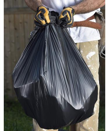 Aluf Plastics Heavy Duty 55 Gallon Trash Bags (50 Pack) - 1.5 MIL - Industrial Strength - Fits Toter, Rubbermaid Brute, Carlisle Bronco - 35 x 55 - Buy Online on GoSupps.com
