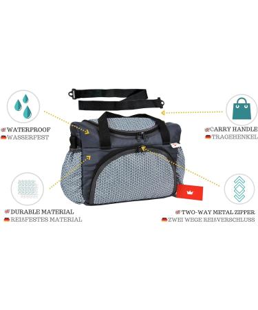 Buy BabyLux Care Bag - Magic Grey Diaper Bag & Stroller Bag | Best International Shipping - Buy Online on GoSupps.com