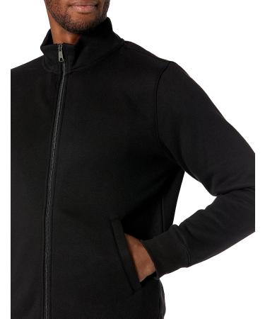 Amazon Essentials Men's Full-Zip Fleece Mock Neck Sweatshirt - X-Large, Black - Buy Online on GoSupps.com