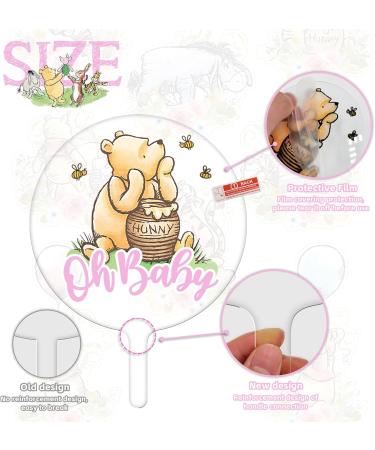 Winnie Pink Oh Baby Cake Topper for The Pooh Baby Shower Decorations Girls Acrylic 5inch Cake Toppers Cupcake Toppers - Buy Online on GoSupps.com