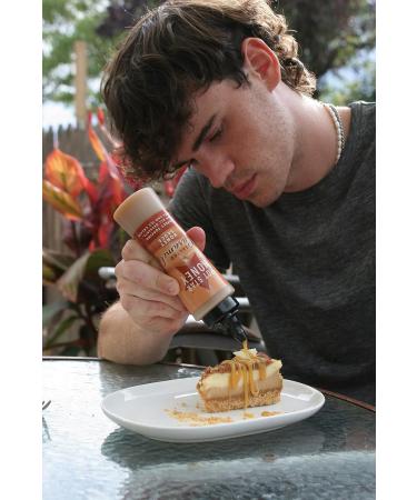 Hot Star Honey Caramel Sauce | Hand Crafted Salted Caramel Sauce | Caramel Sauce Perfect Topping for All Desserts Cakes and Ice Creams - 300g Bottle - Buy Online on GoSupps.com