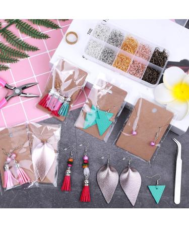 Earring Hooks Kit - 1400pcs with Ear Ring Hooks, Jump Rings, Earring Backs, Pliers - Jewelry Making Supplies - Buy Online on GoSupps.com