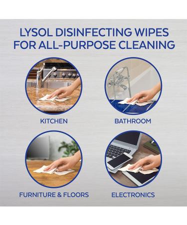 Lysol Disinfecting Wipes To-Go Pack Lemon Scent 15 Count (Pack of 3) - Convenient Travel Size Disinfectant Wipes - Buy Online on GoSupps.com
