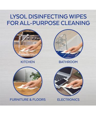 Lysol Disinfecting Wipes - Lemon & Lime Blossom To-Go Flatpack 15 ct. (Pack of 6) - Buy Online on GoSupps.com