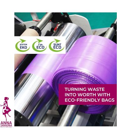 Citrus Fragrant 60L Garbage Bags with Handle - 64 Pack 100% Recycled - Durable for Household & Medium Tasks - Eco-Friendly EucertPlast by Henkel - Buy Online on GoSupps.com