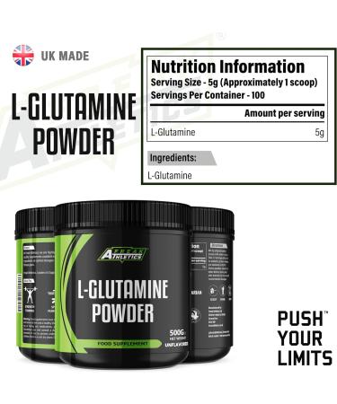 L-Glutamine Powder 500g Unflavoured by Freak Athletics - Pack of 1 - Buy Online on GoSupps.com
