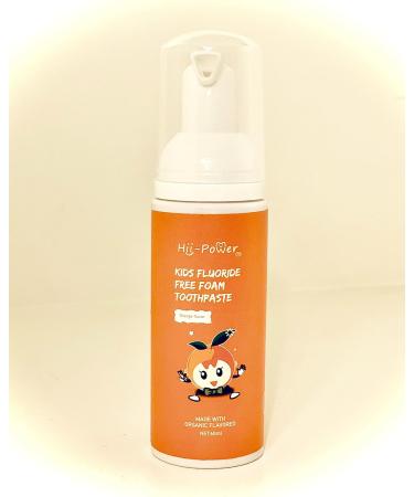 Kids Fluoride Free Foam Toothpaste - Strawberry Flavor for Safe & Fun Brushing | International Shipping Available - Buy Online on GoSupps.com
