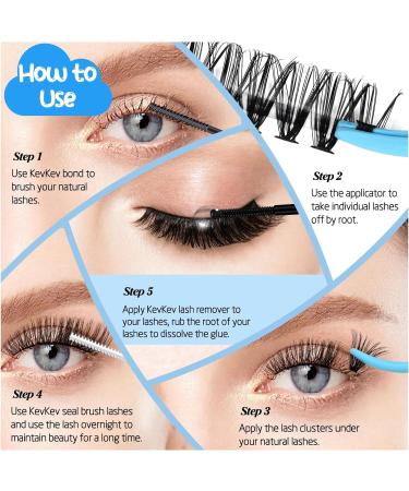 D-Mix DIY Lash Extension Kit - 360 Pcs 30D+50D Clusters, 10-16 Mix Length Individual Lashes with Bond, Seal, Glue Remover - Overnighter Seal for DIY Eyelash Extensions - Buy Online on GoSupps.com