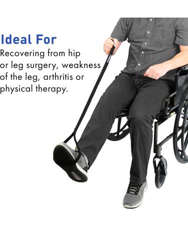 TKWC INC Leg Lifter Strap - Ideal for Seniors, Adults, Elderly & Disabled - Versatile Hand Grip for Cars, Wheelchairs, Beds & Chairs - Buy Online on GoSupps.com
