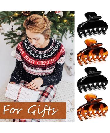Vsiopy 3.5 Inch Strong Hold Hair Claw Clips for Women - Nonslip Big Tortoise Hair Clips (4 Packs) - Buy Online on GoSupps.com
