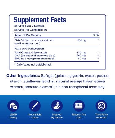 Omega 3 Fish Oil for Kids - Clinical Formula Kids Fish Oil Gummies with Omega 3 EPA DHA for Children's Eye Brain Hear & Overall Developmental Support - No Artificial Flavors or Colors - 30 Day Supply - Buy Online on GoSupps.com