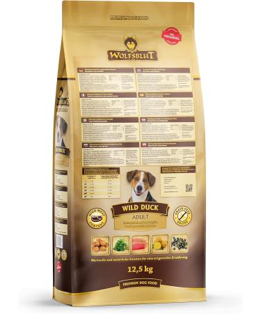 Wolfsblut Wild Duck Adult 12.5 kg - Buy Online on GoSupps.com
