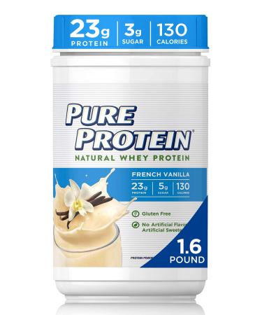 Pure Protein Powder Natural Whey - French Vanilla - 1.6 lbs
