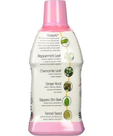 Lily of The Desert Aloe Herbal Stomach Formula Fresh Mint 32oz - Soothing Relief for Digestive Health - Buy Online on GoSupps.com