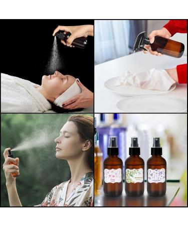 BELLE VOUS Brown Glass Spray Bottle Set - 8-Pack 57-455ml Empty Atomizers for Oils Cleaning Plants - Includes Labels & Lids - Buy Online on GoSupps.com