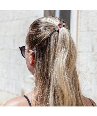 Yonchic 5-Piece Pearl Elastic Hair Ties Luxury Style Scrunchies Ladies Long Lasting Braids Rhinestones Ponytail Holders Multicolor Hair Tie Fashion Rubber Bands Hair Accessories - Buy Online on GoSupps.com