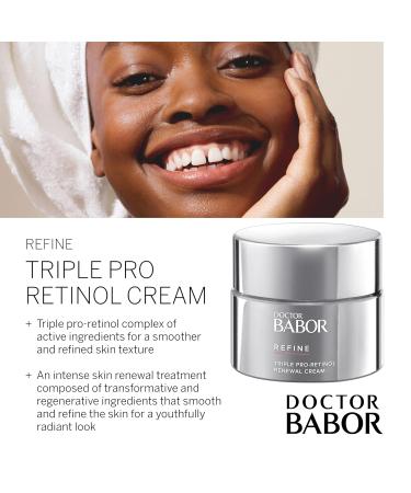 Buy BABOR DOCTOR Refine Triple Pro-Retinol Renewal Cream - Anti-Aging Firming Cream with Retinol & Bakuchiol for Smooth Plump Skin | 1.69 oz - Ships Internationally - Buy Online on GoSupps.com