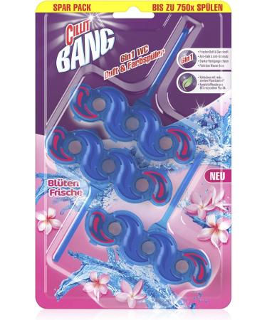 Cillit Bang 6in1 Toilet Cleaner - Blossoming Freshness Blue Water Fresh Flush Every Time - 4 Pack - Buy Online on GoSupps.com