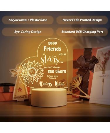 Best Friend Night Light - Birthday & Friendship Gifts for BFF - Long Distance & Going Away Presents - Buy Online on GoSupps.com