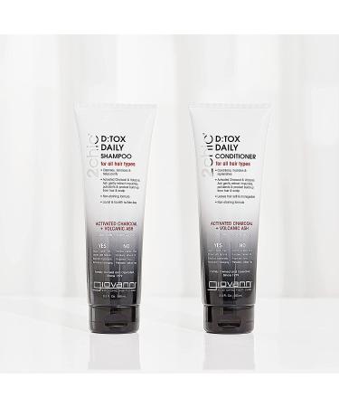 Giovanni 2chic D:Tox Daily Conditioner 8.5 fl oz - Detoxifying Hair Care - Buy Online on GoSupps.com