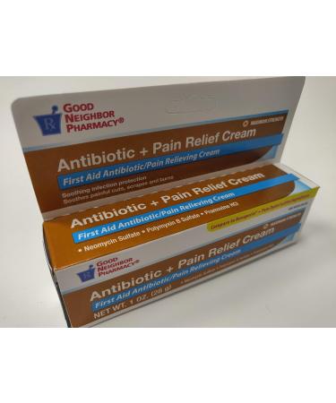 Good Neighbor Pharmacy GNP Antibiotic + Pain Relief Cream 1 Oz - Buy Online on GoSupps.com