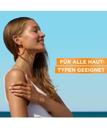  Garnier Garnier Ambre Solaire Hydra Protect+ Sun Milk 24h SPF 30 UVA and UVB Protection with Vitamin C 175 ml - Buy Online on GoSupps.com
