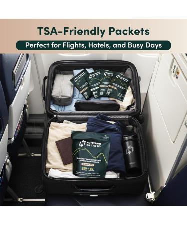 Nutrition On The Go Whey Protein Isolate Packets with Creatine 25g Protein + 5g Creatine Single-Serve Travel Protein Powder Chocolate (15-Pack) Chocolate 15 Packets - Buy Online on GoSupps.com