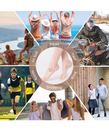 Moleskin Tape Set for Blister Prevention and Pain Relief - 30PCS Adhesive Pads for Feet, Shoes, Boots, Hiking - Buy Online on GoSupps.com