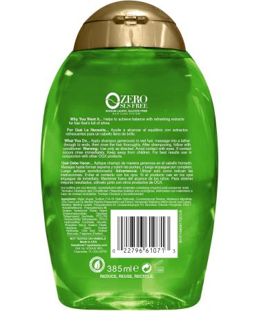 OGX Extra Strength Refreshing Scalp + Teatree Mint Shampoo Invigorating Scalp Shampoo with Tea Tree & Peppermint Oil & Witch Hazel Paraben-Free Sulfate-Free Surfactants 13 Fl Oz - Buy Online on GoSupps.com