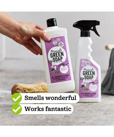 Marcel's Green Soap - All-purpose Spray Lavender & Rosemary - Cleaning Spray - 100% Eco friendly - 100% Vegan - 97% Biodegradable - 500 ML - Buy Online on GoSupps.com