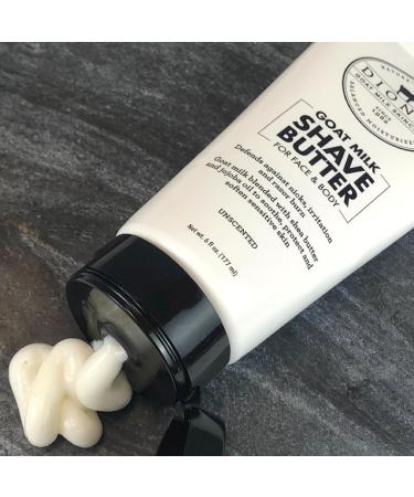 Dionis Goat Milk Men's Shave Butter | Hydrating Face & Body Cream with Shea & Jojoba Oil - Sensitive Skin Protection Against Irritation & Razor Burn - 6oz - Buy Online on GoSupps.com