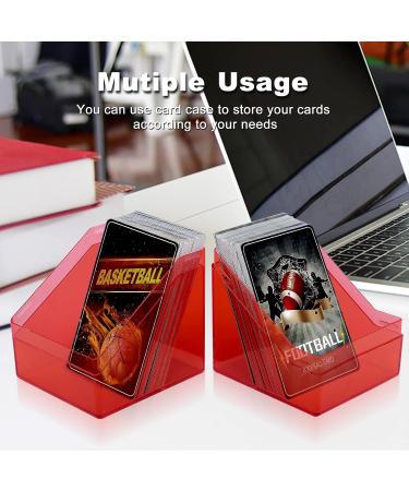 4 Pack Acrylic Trading Card Deck Cases - Fits 100+ Sleeved Cards - For YuGiOh, MTG, and Sports Cards - 4 Colors - Buy Online on GoSupps.com