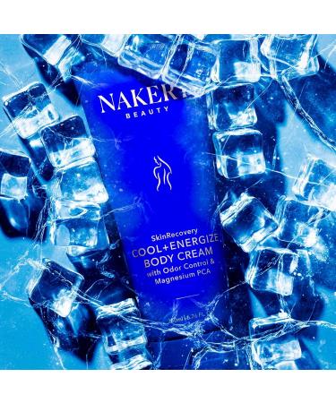 Nakery SkinRecovery Cool + Energize Cooling Body Cream Magnesium Body Lotion for Hot Flashes Firming Moisturizer with Menthol and Caffeine Calming Skincare for Women 50+ Made in USA - Buy Online on GoSupps.com