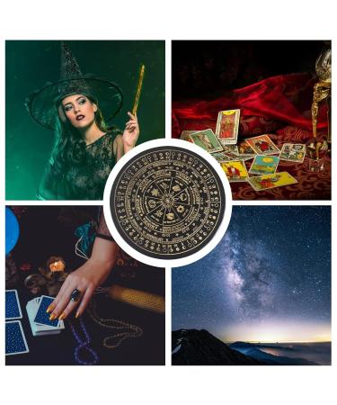 Pendulum Board & Desiral Rod Necklace | Metaphysical Wood Dowsing Rod | Witch Gift & Carved Round Star Board - Buy Online on GoSupps.com