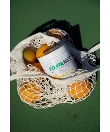 FortaMax Energy and Mood Support Citrus Orange Powder Sugar-Free Daily Supplement with Ashwagandha Maca Rhodiola Ginseng Sweetened with Stevia & Monk Fruit 30 Servings - Buy Online on GoSupps.com