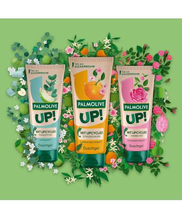  Palmolive Palmolive UP! Rose Petal & Black Tea Shower Gel 200ml with upcycled rose petal fragrance sustainable - Buy Online on GoSupps.com