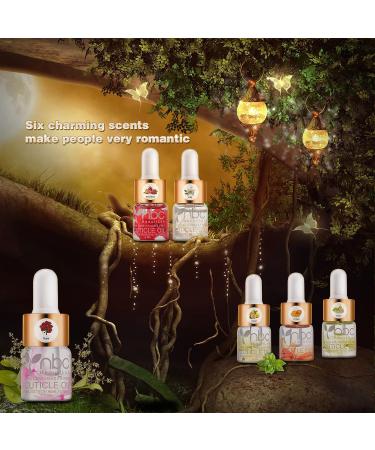 Nbc Cuticle Oil 6 Fruit-Scent Mini Bottle Set - Repair Nail Cuticle Skin Damage (6x5ml) - Buy Online on GoSupps.com
