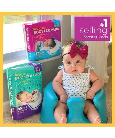 Sposie Overnight Diaper Booster Pads | 96 Insert-Pads | No Adhesive | Disposable Nighttime Protection for Newborns to Size 3 Diapers - Buy Online on GoSupps.com