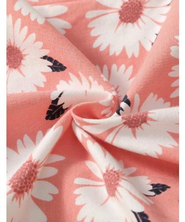 Koonde Baby Girl Clothes Set | 3-piece Outfit (Romper, Trouser & Headband) | Newborn to 24 Months | 3-6 Months | Peach + Blue - Buy Online on GoSupps.com