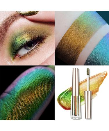 Multichrome Liquid Glitter Eyeshadow | Multichrome Chameleon Liquid Eye Shadow MultiChrome Eyeshadow Glitter Liquid Eye Shadow for Women Girls 101 - Buy Online on GoSupps.com