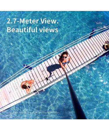 REYGEAK 106 Inch Ultra Long Carbon Fiber Selfie Stick for GoPro, DJI, and AKASO Cameras - Buy Online on GoSupps.com