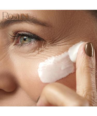 ROSLINE Regenerating night cream face cream 50 ml rose water rose oil & argan oil with JUVINITY nourishing velvety emulsion for all skin types restored fresh skin in the morning - Buy Online on GoSupps.com