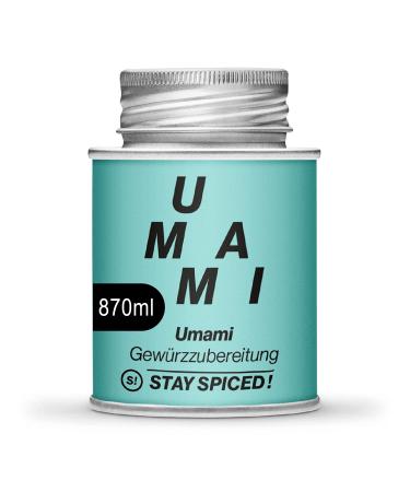 XXL Umami spice from Stay Spiced!I authentic - delicious - unique I storage pack 870 ml in white sheet box i filling weight 450g UMAMI 870 ml (1 Pack)