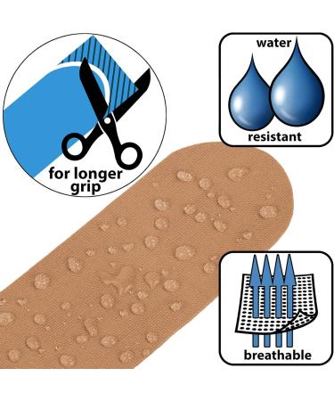 BB Sport Kinesiology Tape 5cm x 5m - Elastic Waterproof Muscle Support Straps in Beige | E-book & Brochure Included - Shop Now! - Buy Online on GoSupps.com