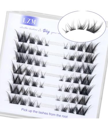 LZM Individual Eyelashes C Curl Fake Lashes Natural Eyelashes Individual DIY Eyelash Extensions False Eyelashes Natural Look z03-mix - Buy Online on GoSupps.com