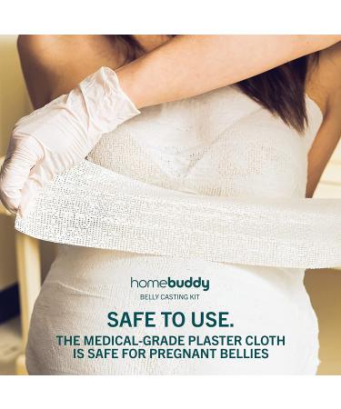 HomeBuddy Belly Cast Kit - DIY Pregnancy Casting for Expecting Moms | Unique Keepsake Gift with Decorating and Painting Kit - Buy Online on GoSupps.com